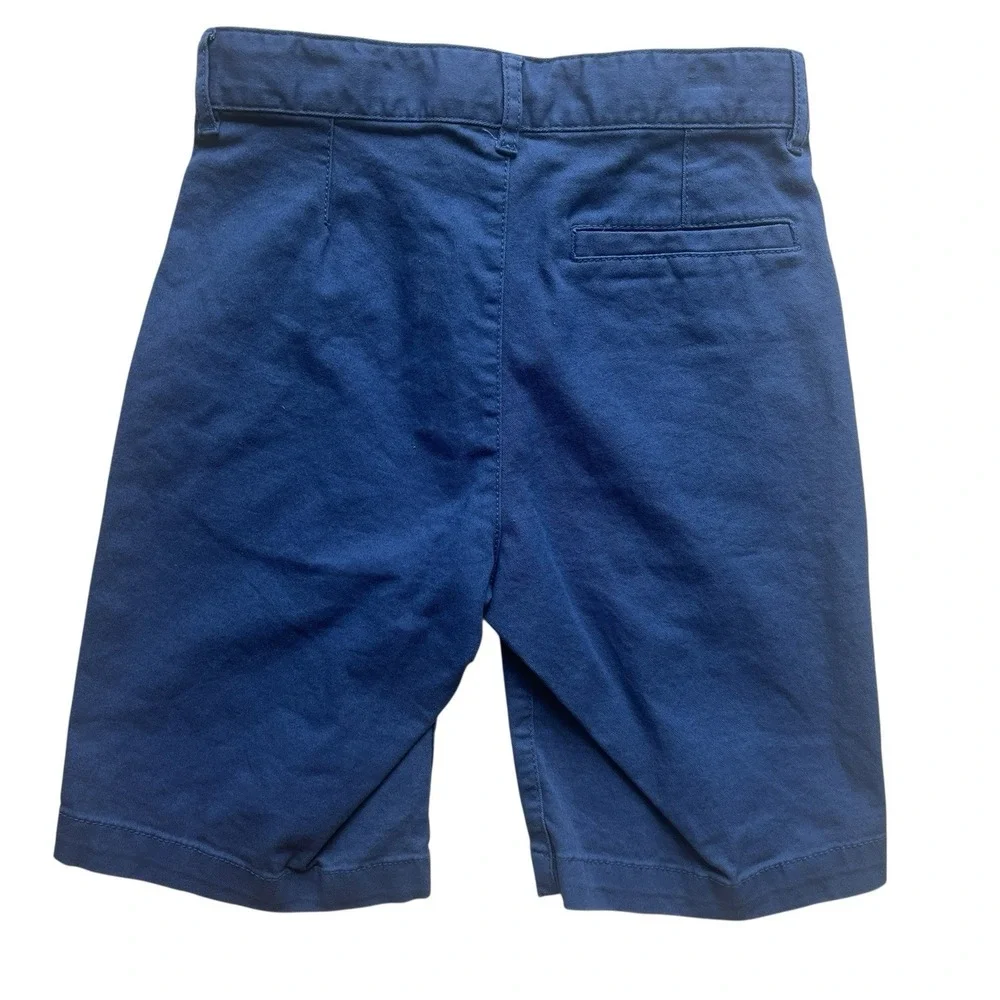 Old Navy Boy's Size 12 Slim Chino Shorts Blue Basic Preppy School